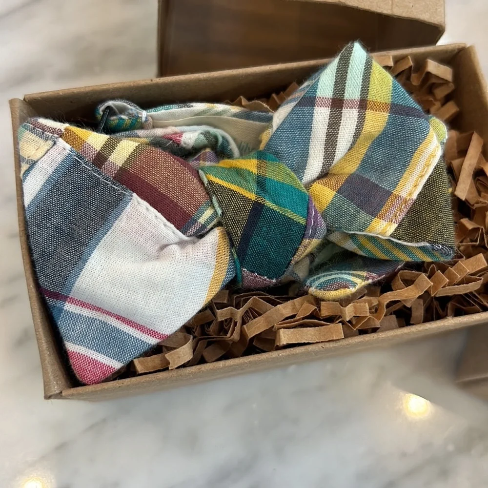 New Tadpole and Lily Boys Bow Ties in Plaid or Corduroy